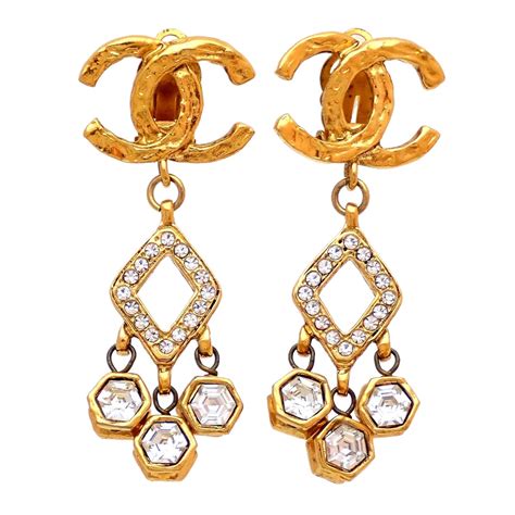 where to buy chanel cc earrings online|knockoff chanel earrings.